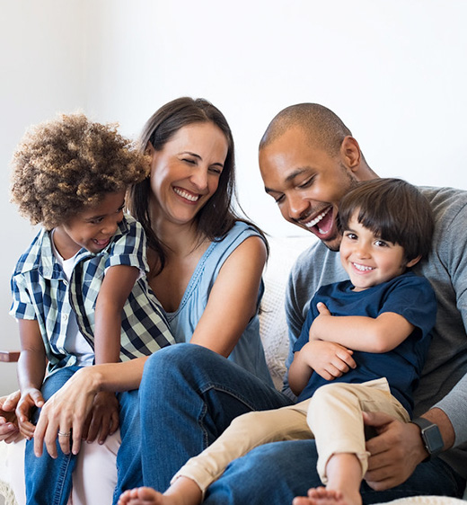 Family enjoying time together